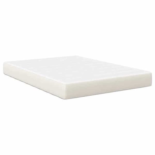 Maison Exclusive - Sengemad med creme madras 140 x 190 cm stof