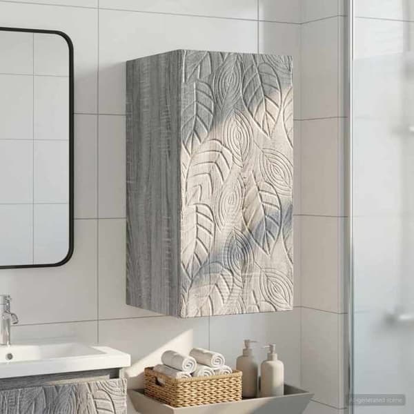 Maison Exclusive - Væghængt badeværelsesskab DELFT Sonoma grå
