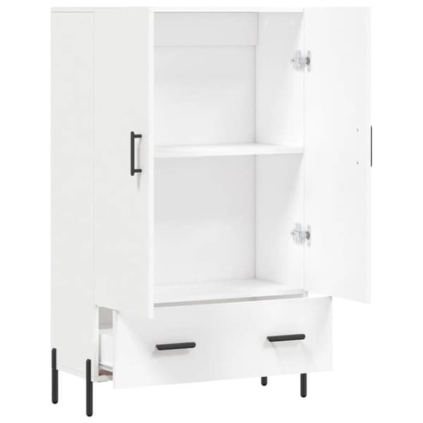 Maison Exclusive - Buffé hög vit 69,5x31x115 cm ingenjörsträ