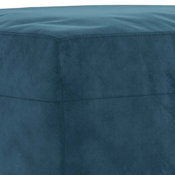 Maison Exclusive - 3 kpl:n sohvasetti tyynyillä Sininen Sametti