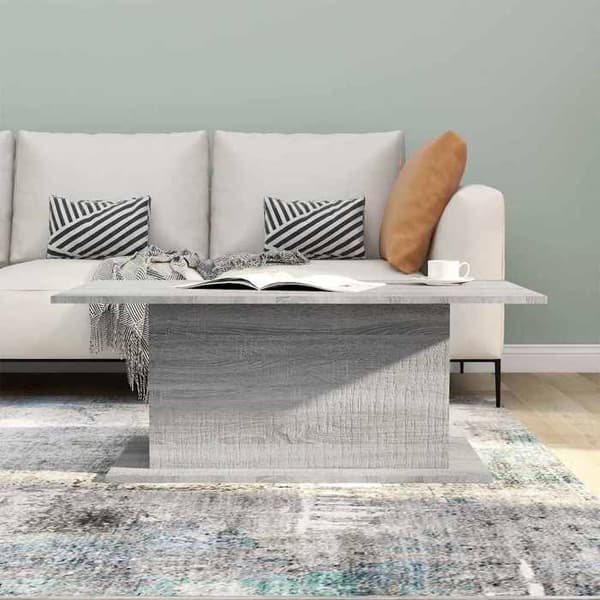 Bord - EKSKLUSIV HUS - Sonoma - Grå - 102x55,5x40 cm - Ingeniørtræ Grå