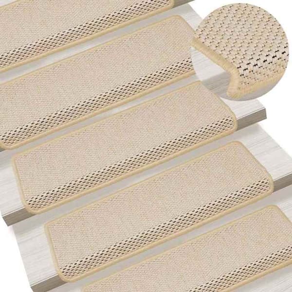 Maison Exclusive - Selvklæbende trappetæpper 15 stk 65x21x4 cm Berber