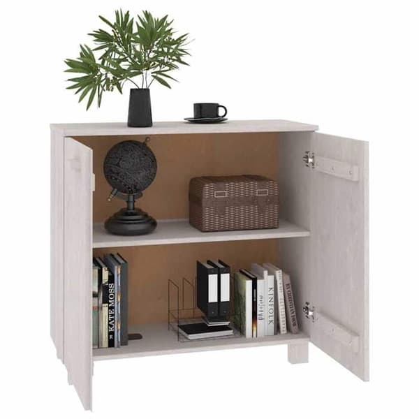 Maison Exclusive - Buffé HAMAR Vit 85x35x80 cm Massivt furu