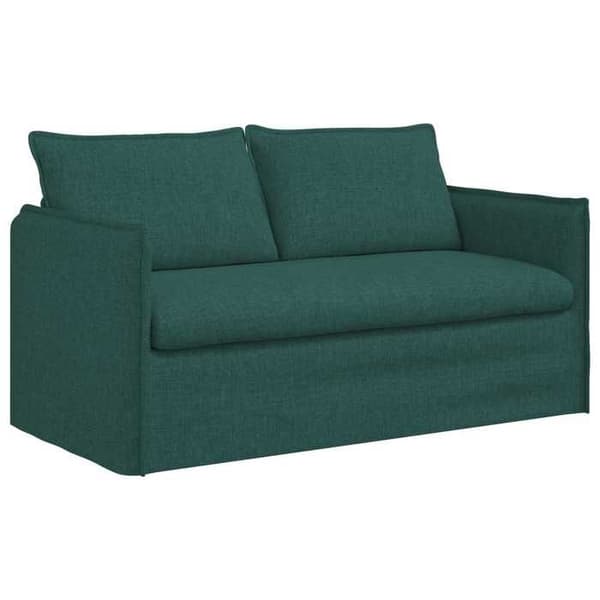 Maison Exclusive - Sæt af 2 sofaer Mørkegrøn Stof