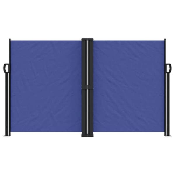 Maison Exclusive - Fällbart sidotak blått 140x1200 cm Blå