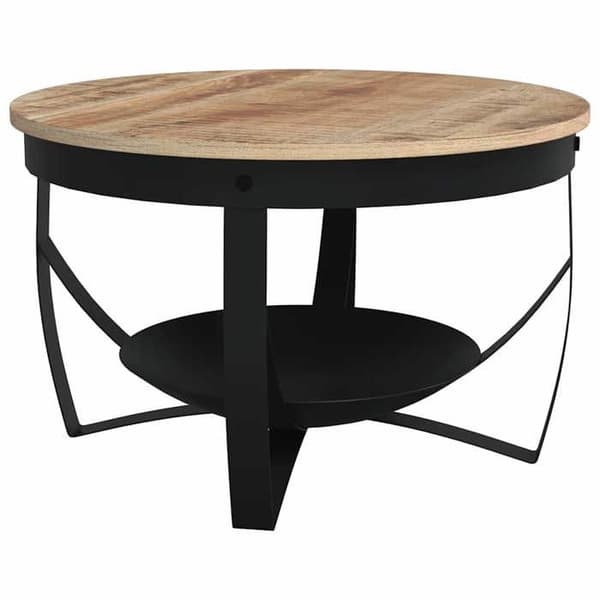 Maison Exclusive - Sofabord Ø68x43 cm Ubehandlet mangotræ