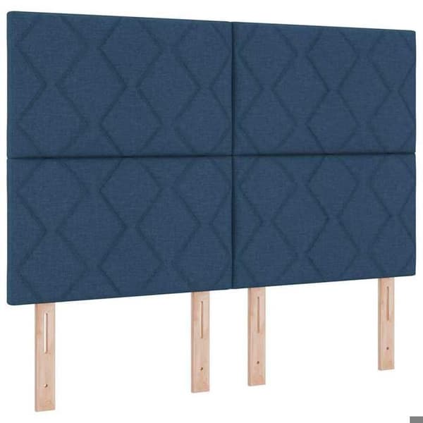 Maison Exclusive - Blå sänggavel 160 cm tyg