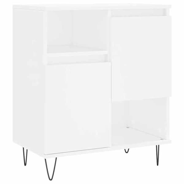 Maison Exclusive - Buffé Vit 60x35x70 cm Ingenjörsträ
