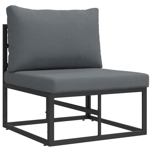 Maison Exclusive - 4-delt have-sofa sæt i sort metal Svart