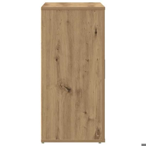 Maison Exclusive - Buffet i egetræ, håndlavet 80x33x70 cm, ingeniørtræ