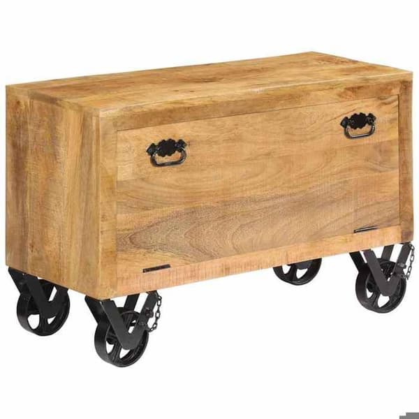 Maison Exclusive - Skoskab 86x35x55 cm Solid mango træ