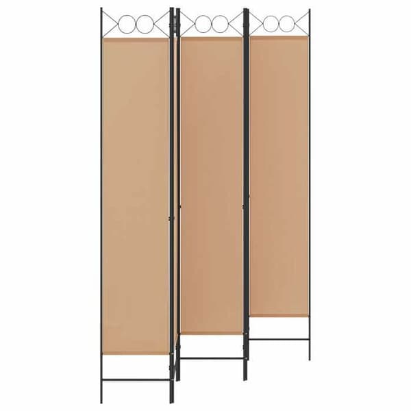 Paravent - EKSKLUSIV HUS - 3 paneler - Beige - Polyester stof - 200 x 220 cm beige