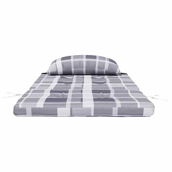 Maison Exclusive - Adirondack-tuolityynyt, 2 kpl, harmaa ruutu