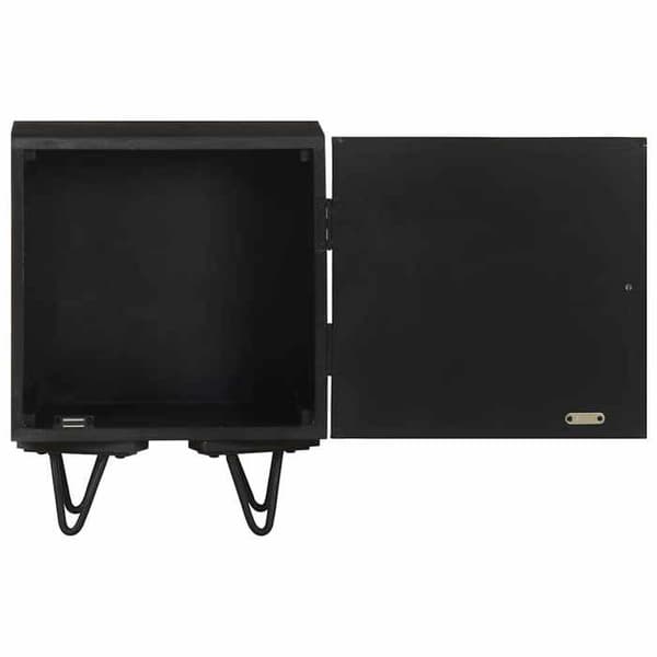 Maison Exclusive - Nattested med front i messing 40x30x50cm Massiv mango