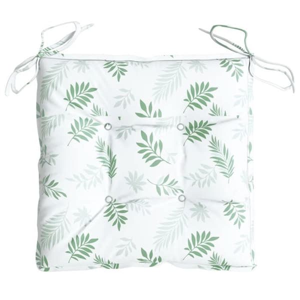 Maison Exclusive - Stolsdynor set om 2 med bladmönster 50x50x7 cm