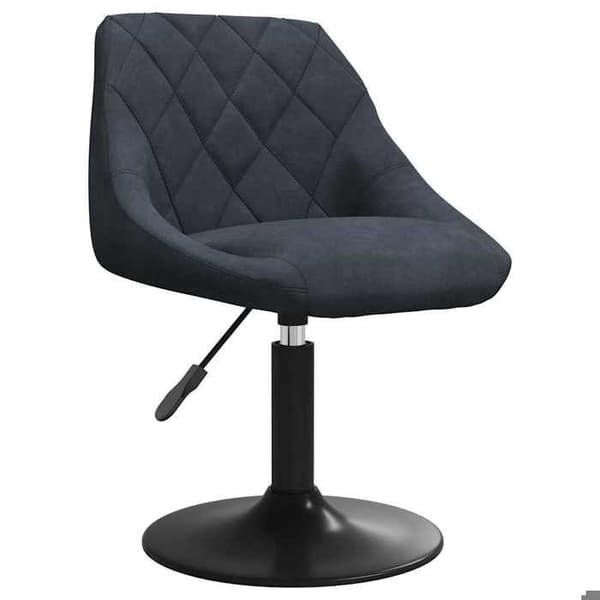 Maison Exclusive - Snurrande matstolar set om 4 mörkgrå sammet