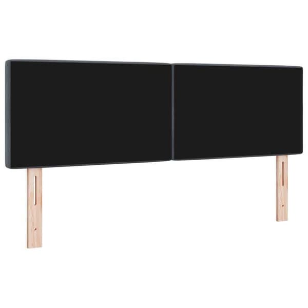 Maison Exclusive - Mörkgrå sänggavel 160 cm Sammet