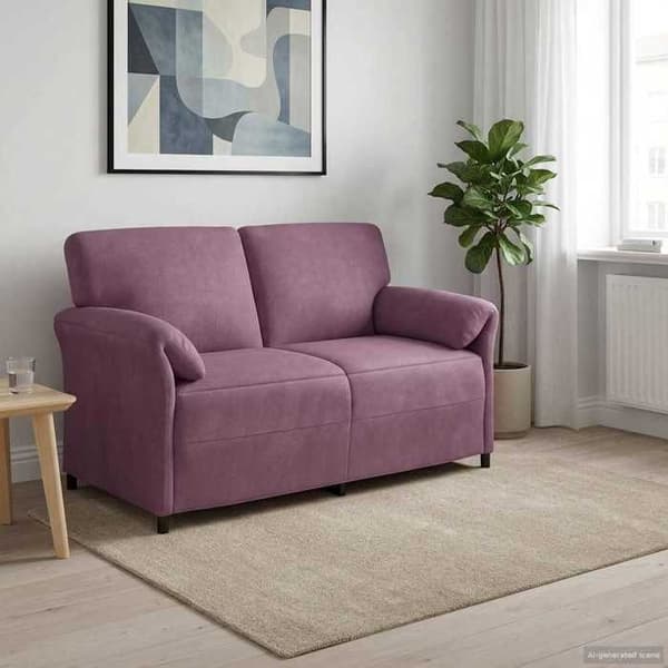 Maison Exclusive - 2-paikkainen sohva Purppura Sametti