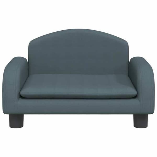 Maison Exclusive - Mörkgrå hundsäng 50x40x30 cm tyg mörkgrå