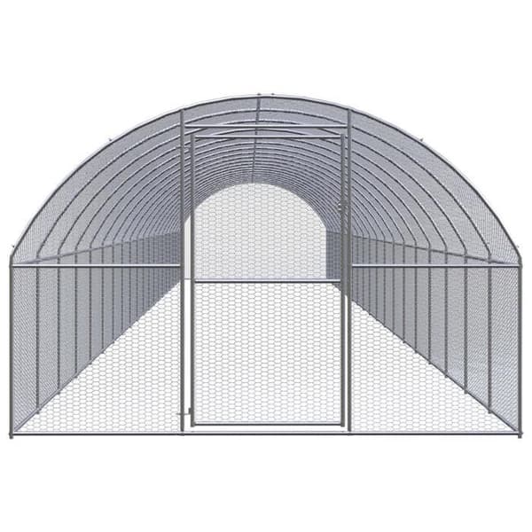Maison Exclusive - Ulkokanala 3x20x2 m Galvanoitu teräs silver-