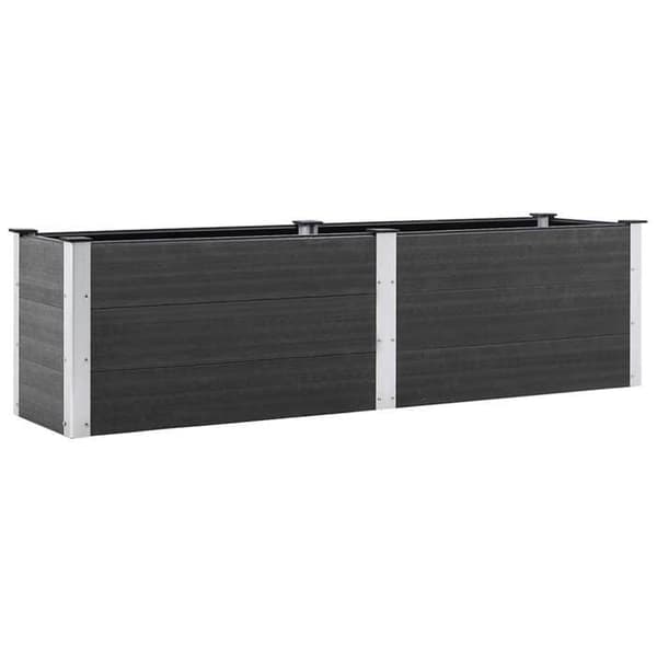 Maison Exclusive - Hævet havebed 200x50x54 cm WPC Grå