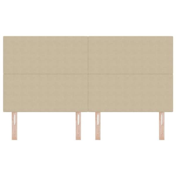 Maison Exclusive - LED-päätyvihreä harmaa 180 cm samettikangas