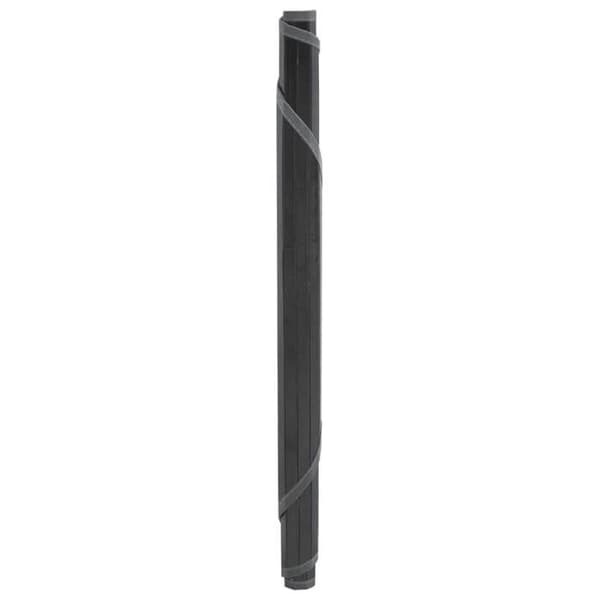 Maison Exclusive - Rund matta grå 60 cm bambu