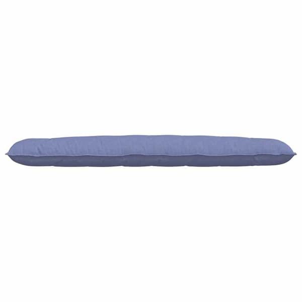 Rygpude - MAISON EXCLUSIVE - 200 x 19 x 50 cm - Blå denim - Polyester - Lynlås denim blå