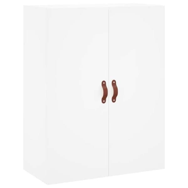 Maison Exclusive - Buffé hög Vit 69,5x34x180 cm Ingenjörsträ Vit