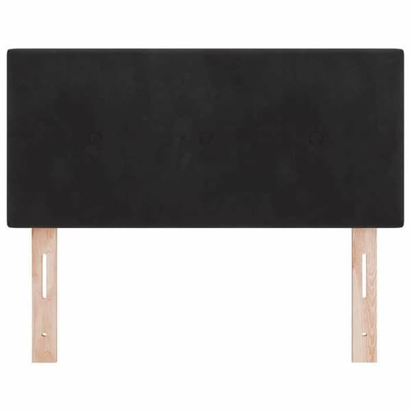 Maison Exclusive - Svart sänggavel 90 cm Sammet