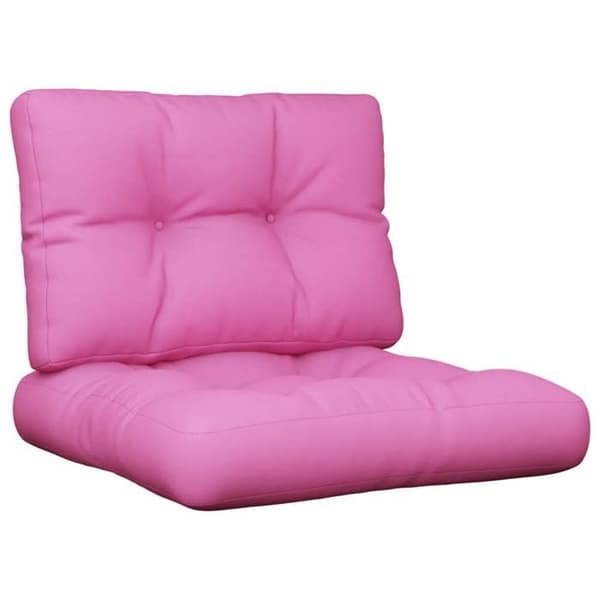Maison Exclusive - Palettkuddar set om 2 rosa tyg