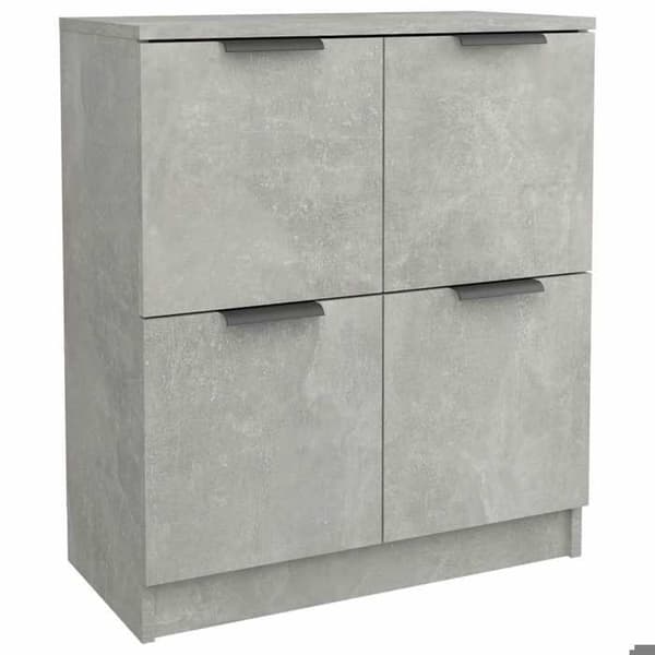 Maison Exclusive - Buffé Grå betong 60x30x70 cm Ingenjörsträ