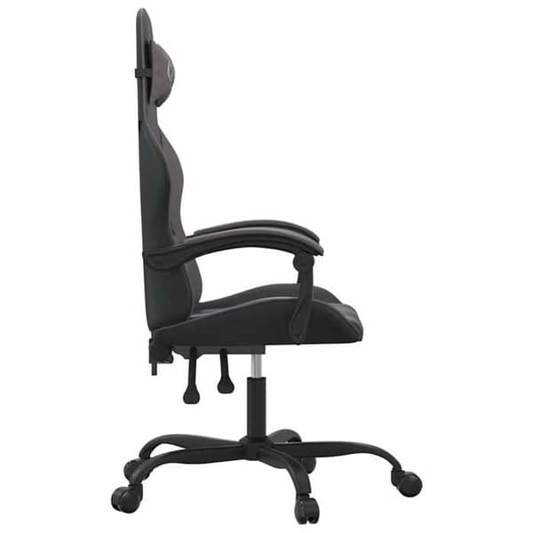 Maison Exclusive - Spelstol Svart och grå Konstläder