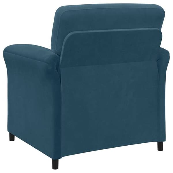 Maison Exclusive - 1-personers Sofa Blå Velour