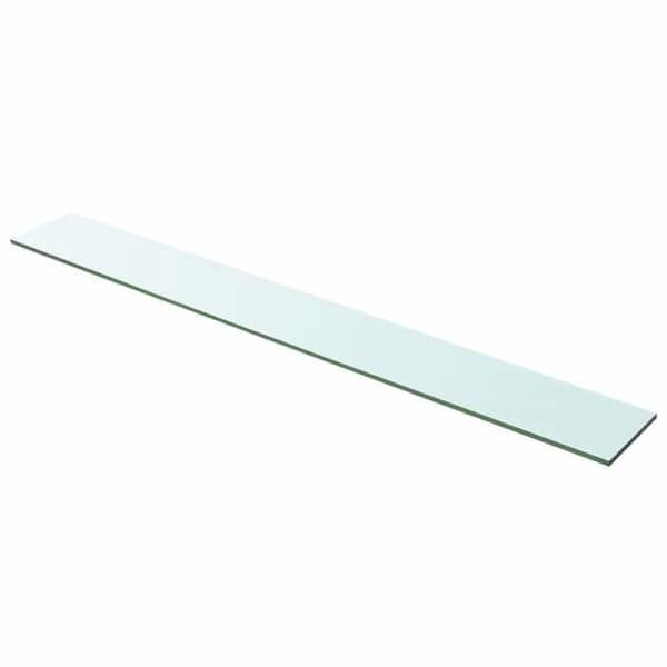 Maison Exclusive - Hyllpaneler 2 st Glas Transparent 100 x 12 cm Transparent