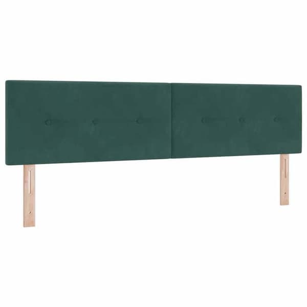 Maison Exclusive - Hovedgærde Mørkegrøn 180 cm Velour