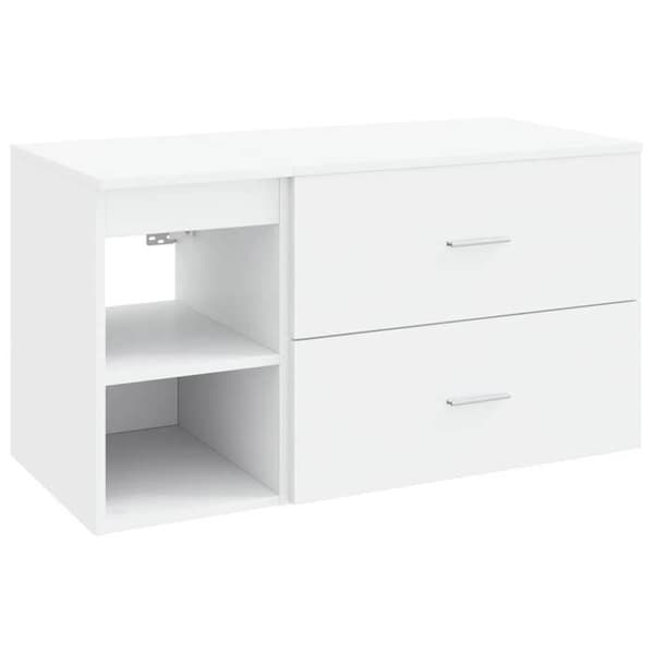 Maison Exclusive - Badmöbelset 2 delar Vit