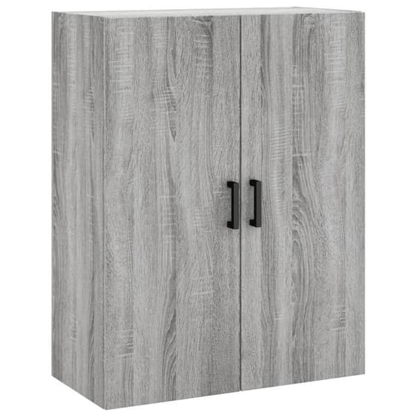 Maison Exclusive - Buffé hög Sonoma grå 69,5x34x180 cm Ingenjörsträ Sonoma grå