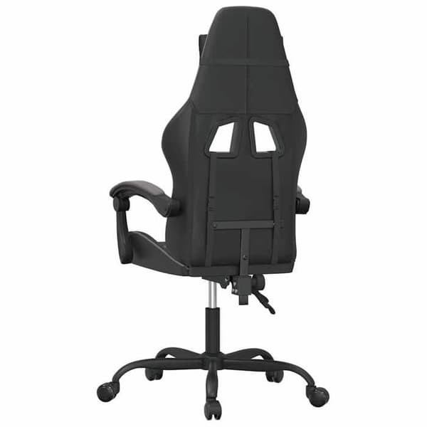 Maison Exclusive - Spelstol Svart och grå Konstläder svart och grått
