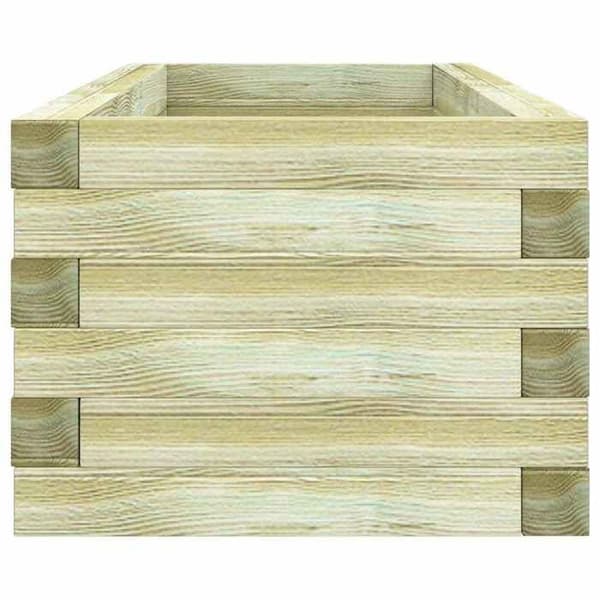 Maison Exclusive - Hævet seng 120 x 40 x 30 cm Rektangulær træ