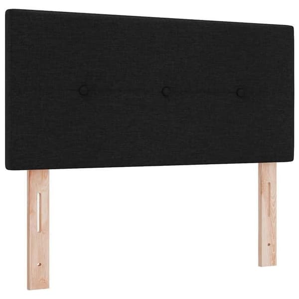 Lys boxmadras - MAISON EXCLUSIVE - 200 x 100 cm - Sort - Justerbar hovedgærde - Polstret polyester Svart