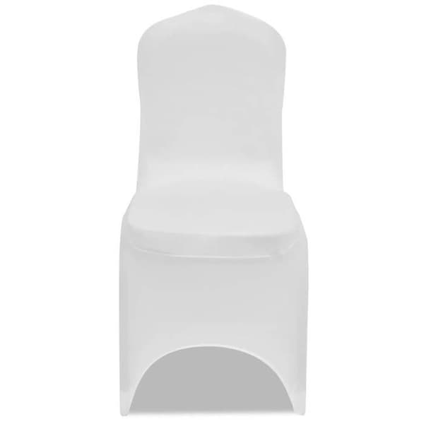 Maison Exclusive - Elastiska stolskläder Vit 12 st Vit