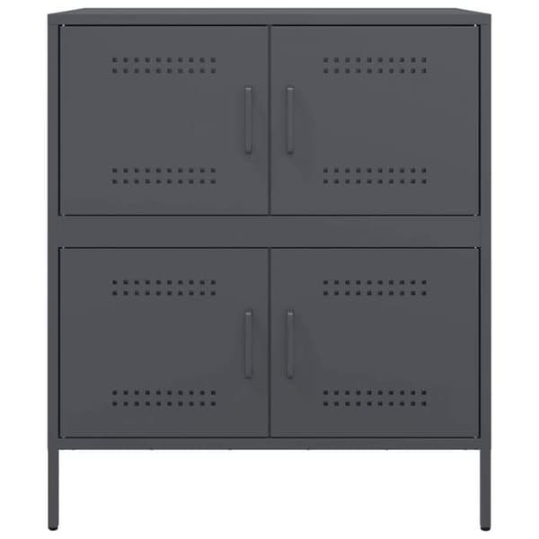 Maison Exclusive - Buffet antracit 68x39x79 cm stål antracit