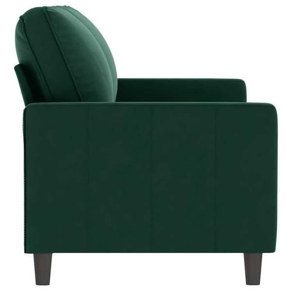 Maison Exclusive - Soffa 2-sits Grön mörk 140 cm Sammet
