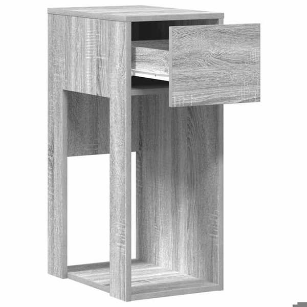Datorstöd - EXKLUSIV HEM - Maison Exclusive - Grå Sonoma - Ingenjörsträ - 30x44x74 cm