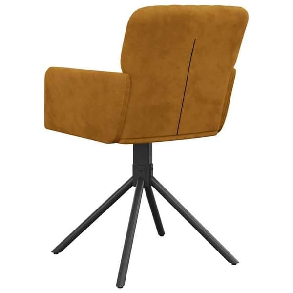 Maison Exclusive - Spisebordsstole med drejefunktion sæt af 2 Brun Velour