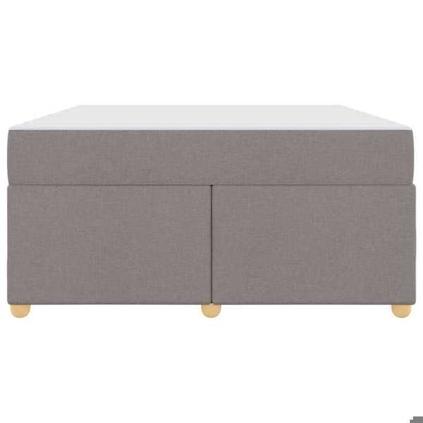 Maison Exclusive - Sängram Taupe 160 x 200 cm tyg