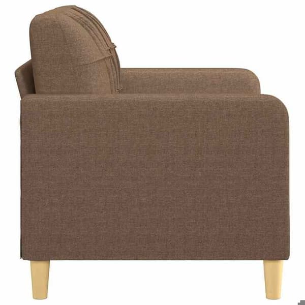 Maison Exclusive - Soffa 2-sits Brun 120 cm Tyg