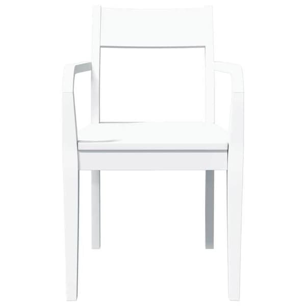 Matsalsstolar - EXKLUSIVT HEM - Set om 2 - Vit - Massivt gummiträ - Ergonomisk Vit