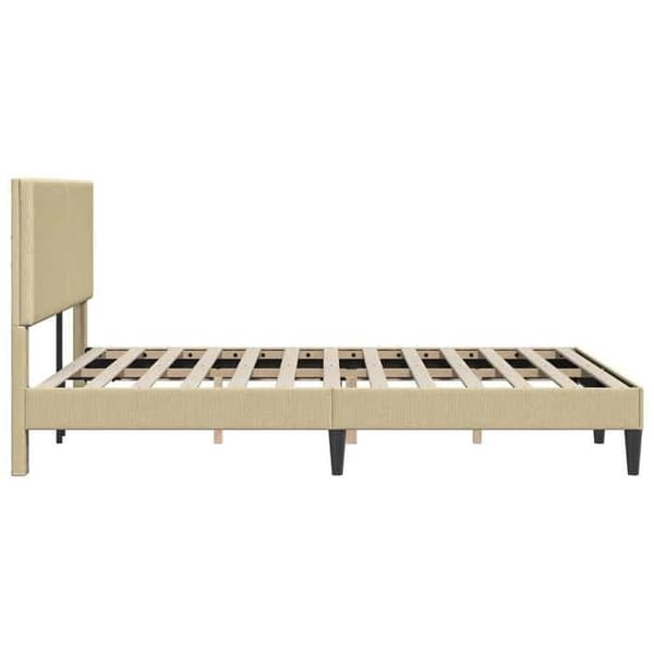 Maison Exclusive - Sengestel med hovedgærde Grå Grøn Lys 160 x 200 cm Grå Ljusgrön